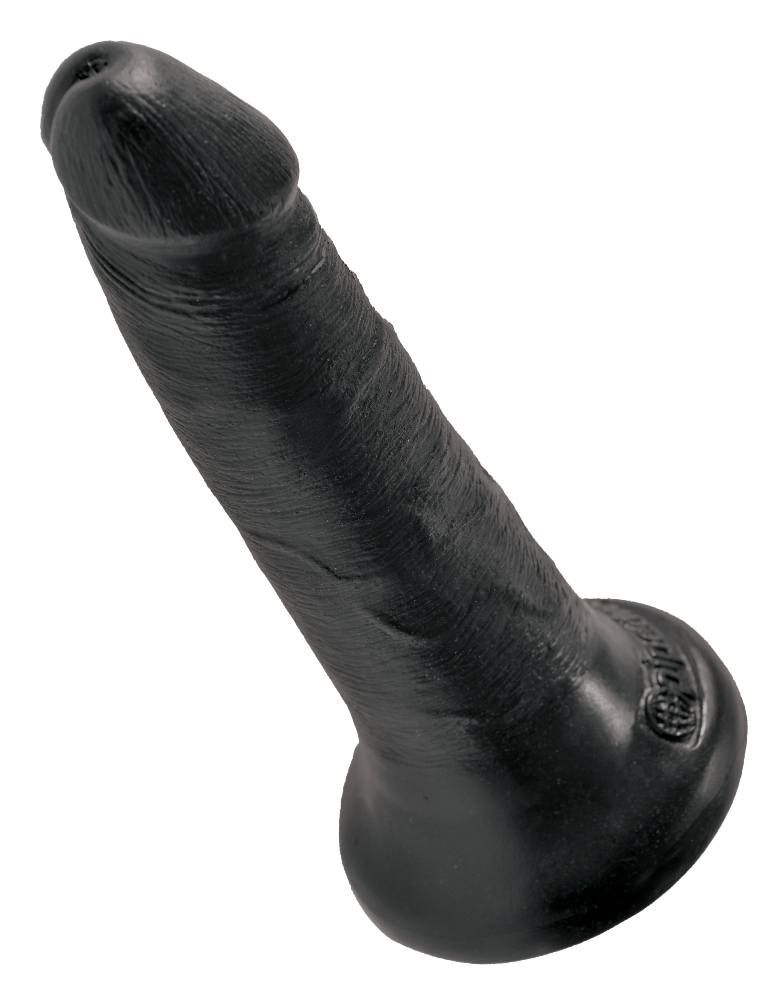 Do you want your first dildo to look and feel just like the ... King Cock - Cock 5″ - Black photo-3