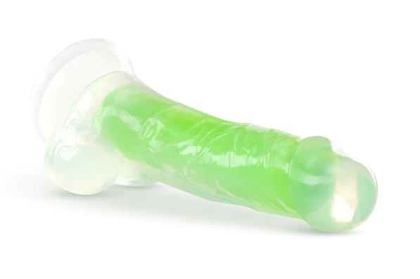 Viper 7 inch Silicone Dual Density Dildo will bri... Neo Elite - Glow in the Dark Viper Dildo 19cm - Neon Green photo-4