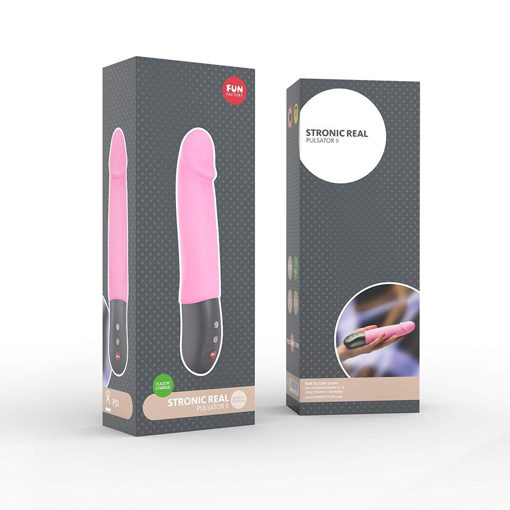 Stronic Real – realistic thrusting toy for orgasmic stamina.... Fun Factory - Stronic Real - Candy Rose photo-6