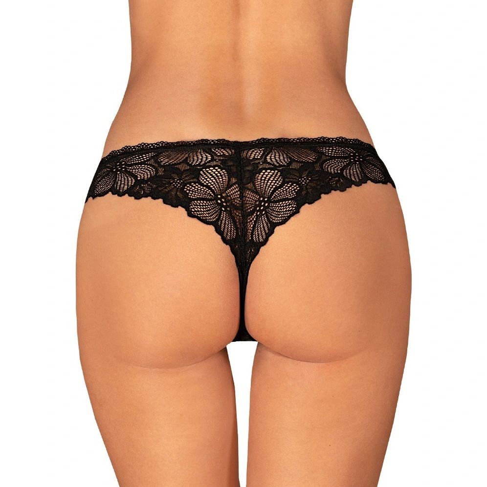 Obsessive - Serafia Panties - Black - XL/2XL photo-2
