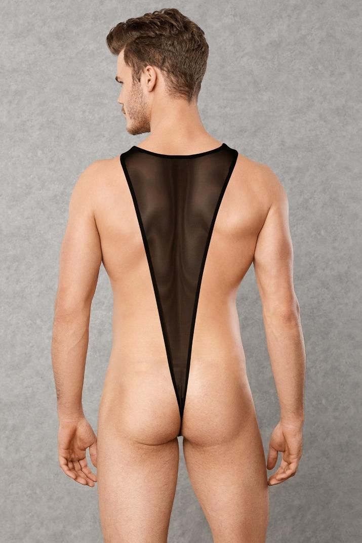 This sexy men's bodysuit from Doreanse has a great fit a... Doreanse - Men's Bodysuit - Black - L photo-2