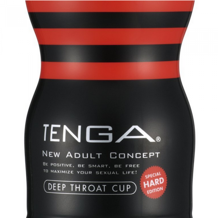 The deliciously clinging fellatio experience, this version c... Tenga - Deep Throat Cup Hard - Black photo-4