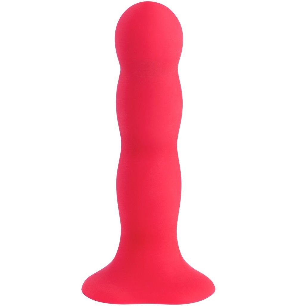 At first glance the BOUNCER looks like just your regular dil... Fun Factory - Bouncer Dildo - Red photo-2