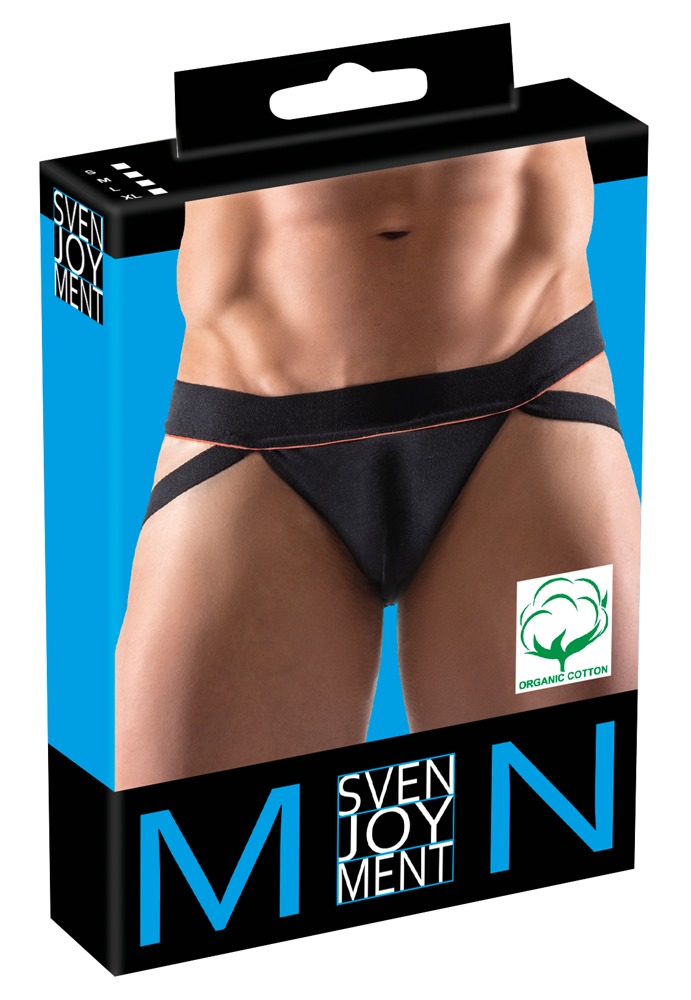 Stretchy organic cotton for the active man!
The black jock f... Svenjoyment - Organic Cotton Jockstrap - Black - M photo-6