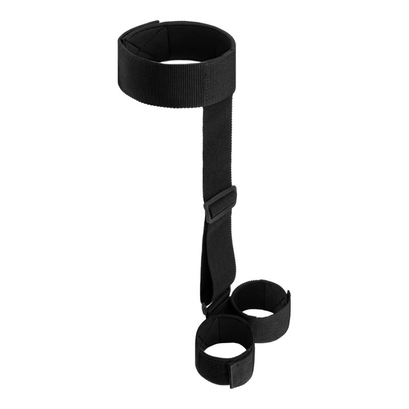 Bedroom Fantasies - Soft Arm Restains w Collar - Black Bedroom Fantasies - Soft Arm Restains w Collar - Black 照片-2