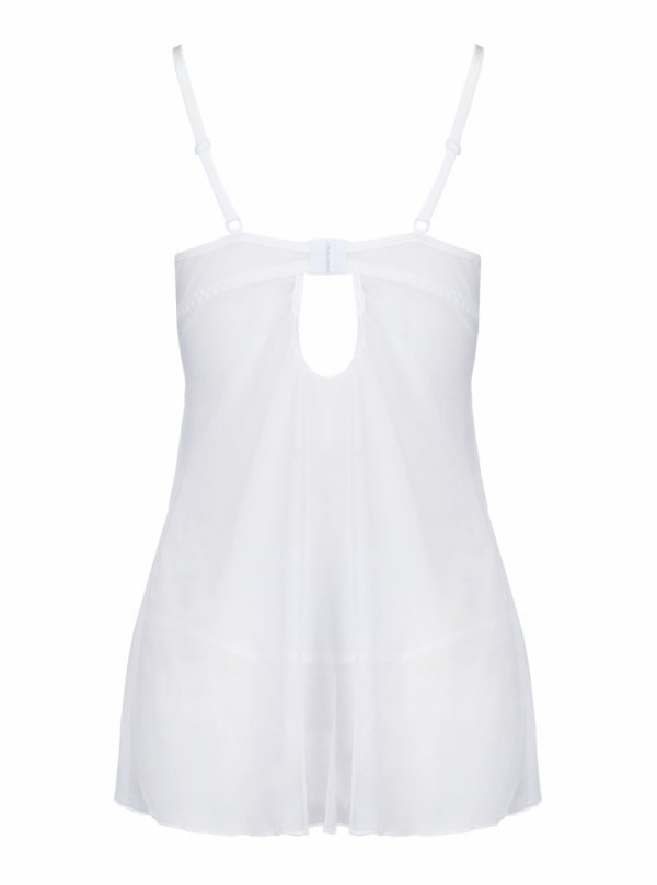 Meet Silentia, a sensual and elegant garment model.
In this... Avanua - Silentia Chemise - White - L/XL photo-6