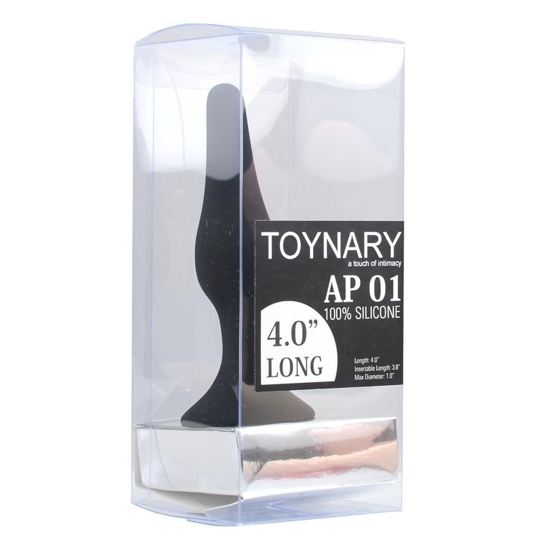 Toynary - AP01 Anal Plug 2.4cm - Black photo-7
