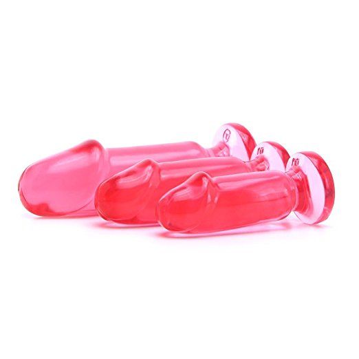 Work your way up to backdoor bliss, with the Crystal Jellies... Doc Johnson - Crystal Jellies - Anal Starter Pink photo-3