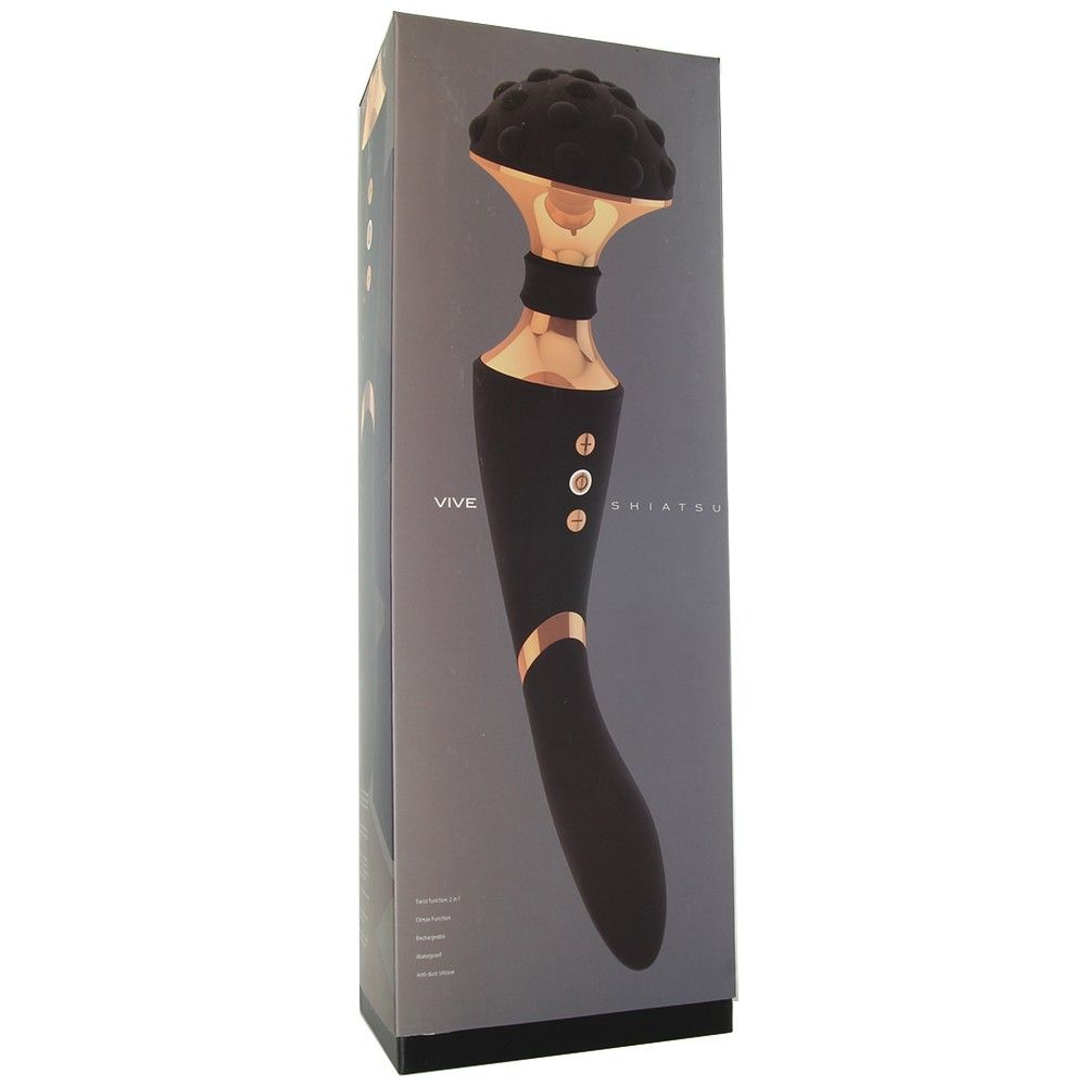 The Shiatsu has a unique design, which makes it a feast for ... Vive - Shiatsu - Black photo-2