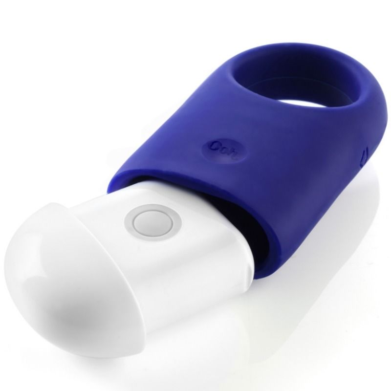 Strong and flexible, this smooth cock ring keeps guys harder... Ooh - Cock Ring No.3 - Electric Blue photo-4