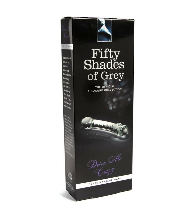 Fifty Shades of Grey - Drive Me Crazy Glass Dildo - Clear photo-4