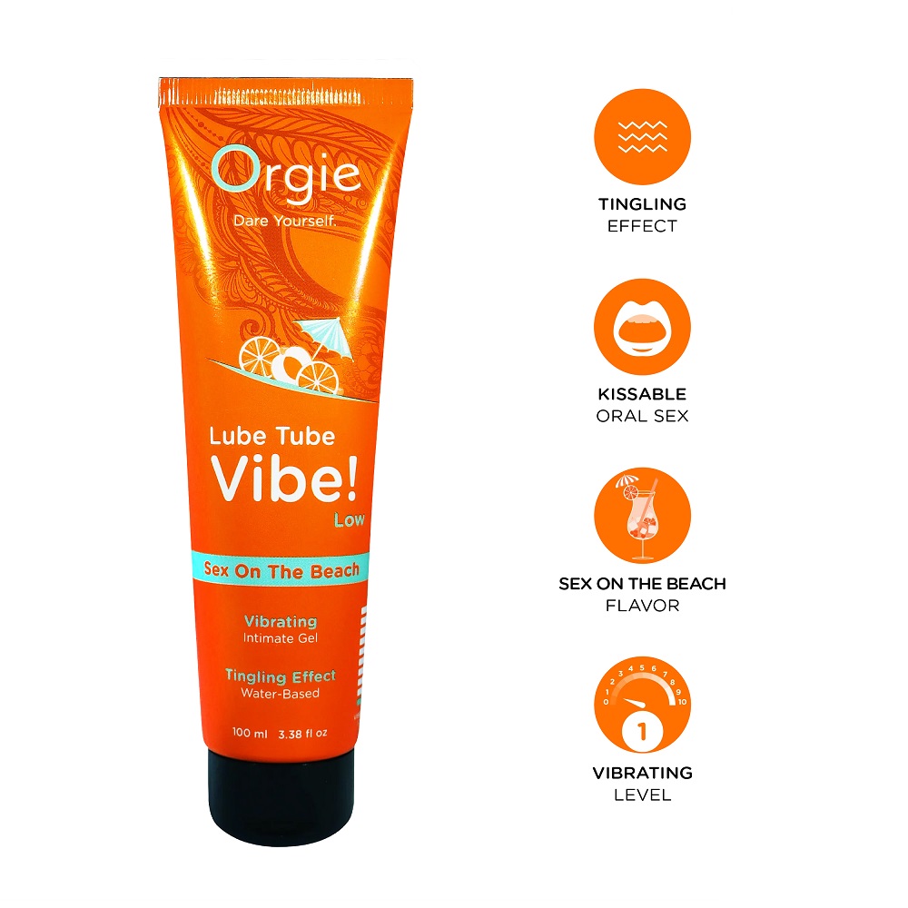 Orgie - Lube Tube Vibe! Sex On The Beach - 100ml photo-3