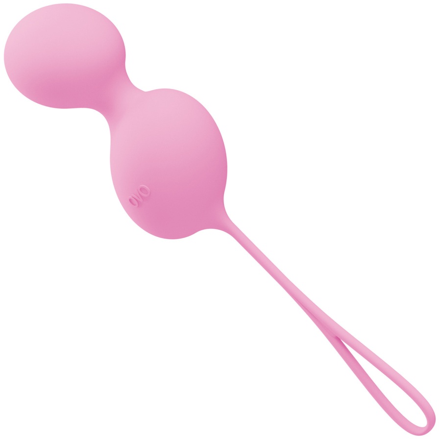 OVO L3 Silicone Love Balls are offset love balls that offer ... Ovo - L3 Love Kegel Balls - Pink photo-3