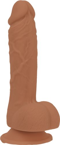 This high-quality dildo is made of 100% pure silicone an... Addiction - Steven 7.5'' Silicone Dong - Caramel photo-3