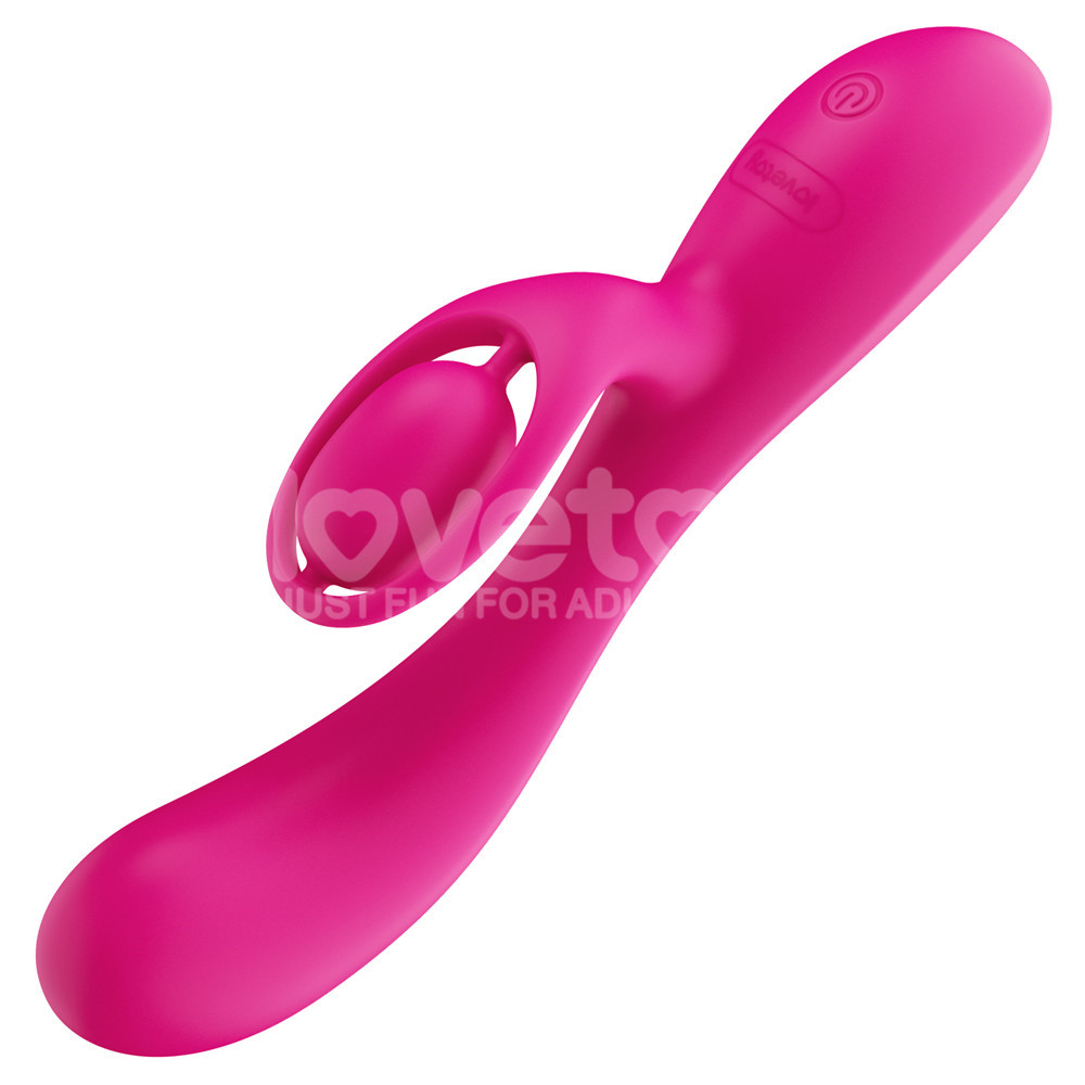 Experience ultimate pleasure with this luxury rechargeable s... Lovetoy - Orbit Rabbit Vibrator - Pink photo-6