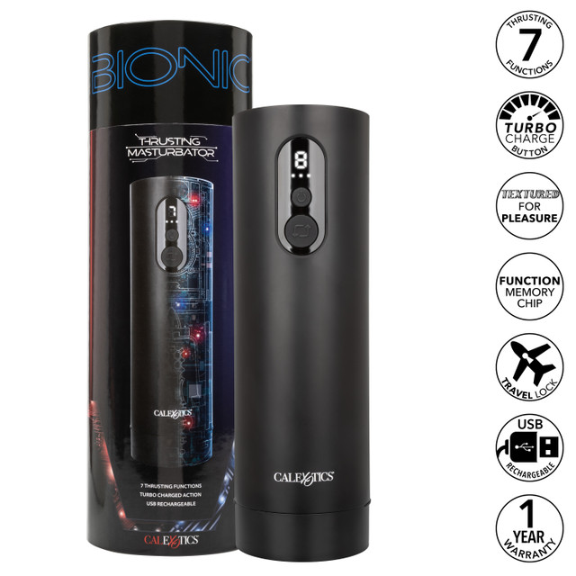 CEN - Bionic Thrusting Masturbator - Black photo-14