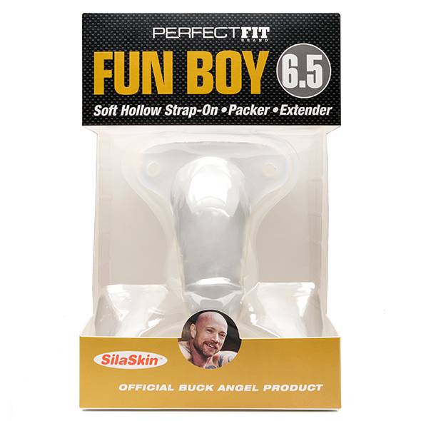 Perfect Fit - Fun Boy 空心穿戴式阴茎增大套 16.5cm - 透明 照片-5