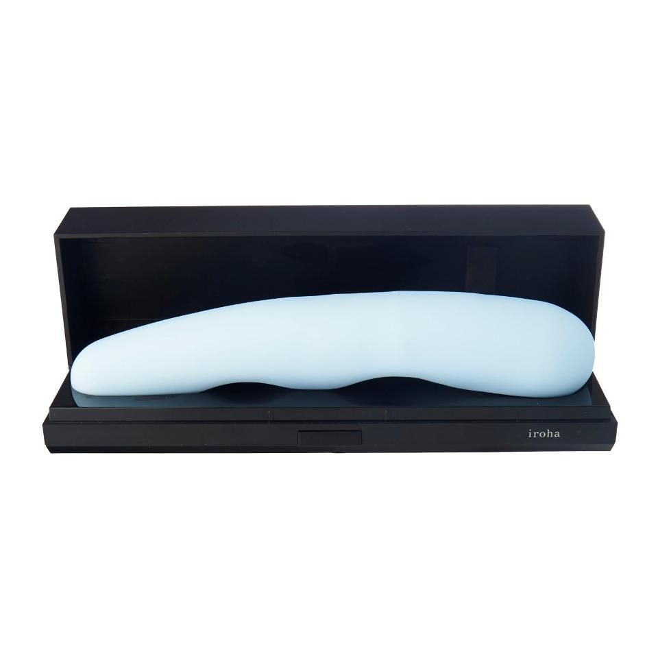 A new addition to the Tenga Iroha family. With its sensually... Iroha - Fit Minamozuki Massager - Blue photo-6