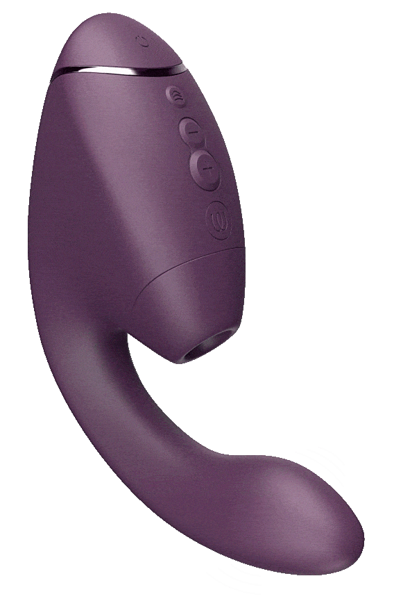 Designed to combine Womanizer’s 3D Pleasure Air suction ... Womanizer - Next Duo 3D Pleasure Air G-Spot Vibrator - Dusky Pink photo-3