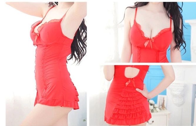 SB - Babydoll A262-2 - Red SB - Babydoll A262-2 - Red 照片-3