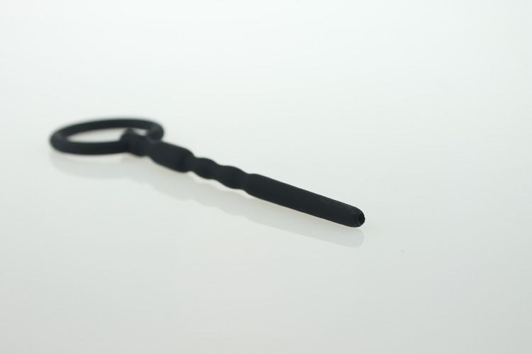 MT - Silicone Urethral Sound 101mm - Black photo-2
