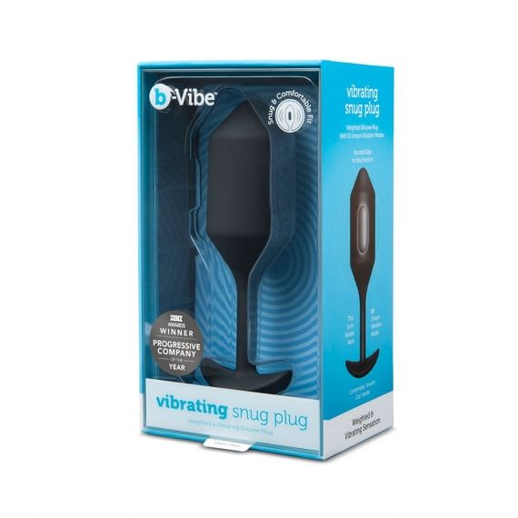 Combine the feeling of fullness and vibrations to experience... B-Vibe - Vibrating Snug Plug 4 - Black photo-9