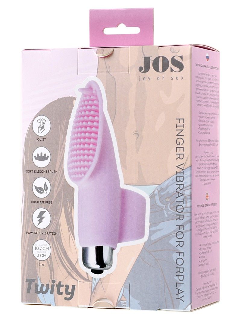 Foreplay has never been so exciting! This toy is an easy way... JOS - Twity Finger Vibrator - Pink photo-11