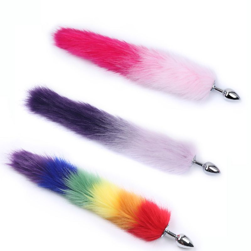MT - Anal Plug S-size with Artificial wool tail - Pink MT - Anal Plug S-size with Artificial wool tail - Pink photo-5