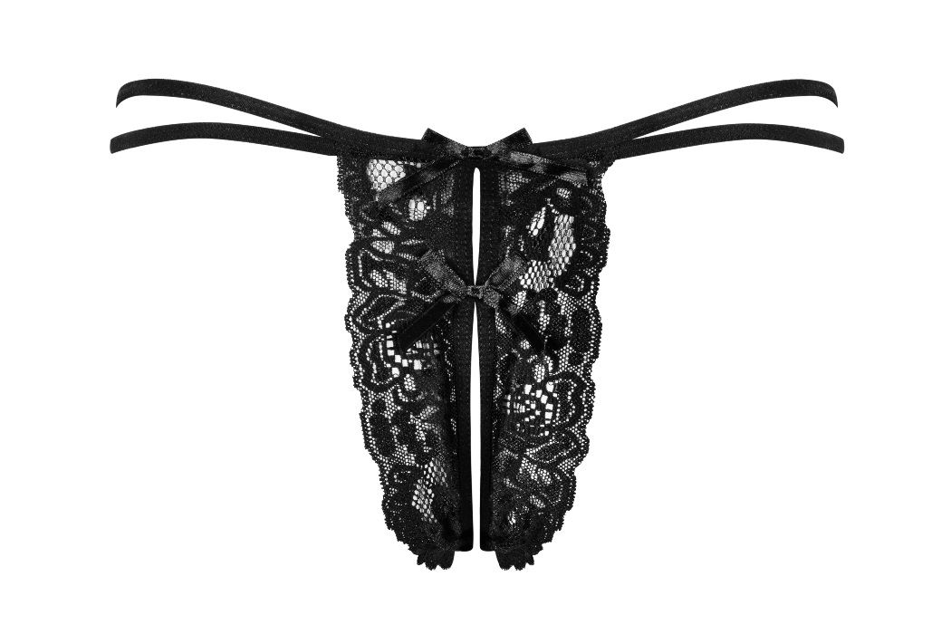 Tiny detail but can change your life! Yes, we are talking ab... Obsessive - Brilliant Thong - Black - L/XL photo-6