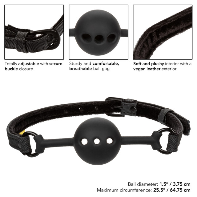 CEN - Boundless Breathable Ball Gag - Black photo-8