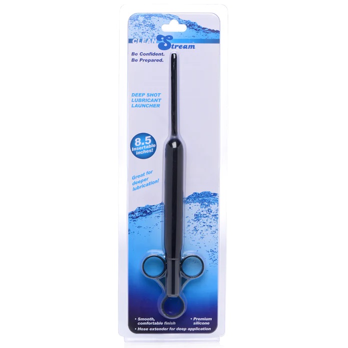 This lubricant silicone lubricant launcher is equipped with ... CleanStream - Deep Shot Lube Launcher - Black photo-5