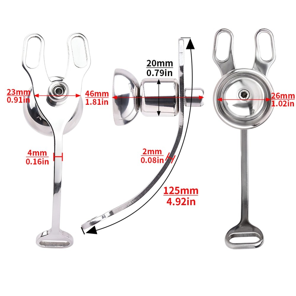 FAAK - Sissy Chastity Belt - Black photo-8