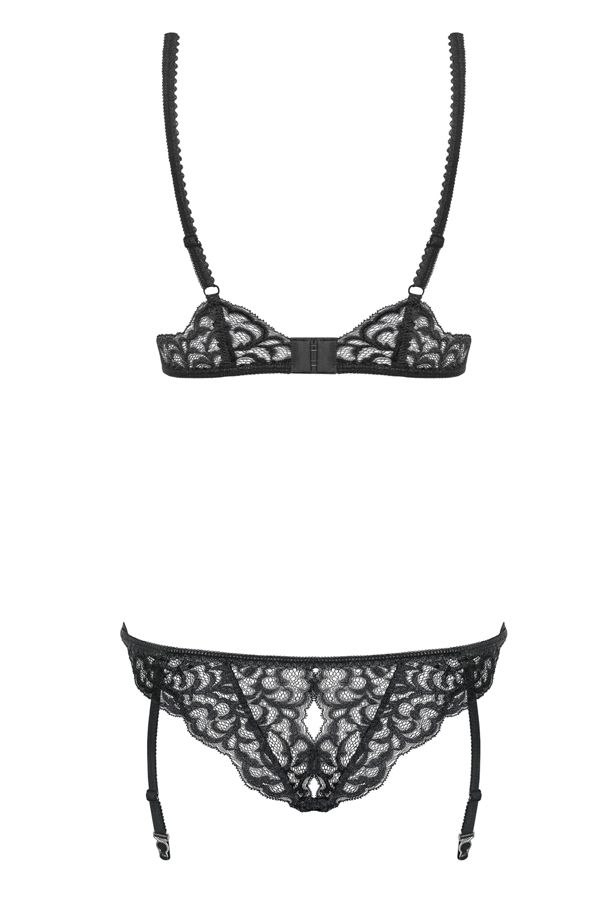 It’s a very special teddy. Why? You can wear it together wit... Obsessive - Laluna Crotchless Teddy - Black - L/XL photo-8