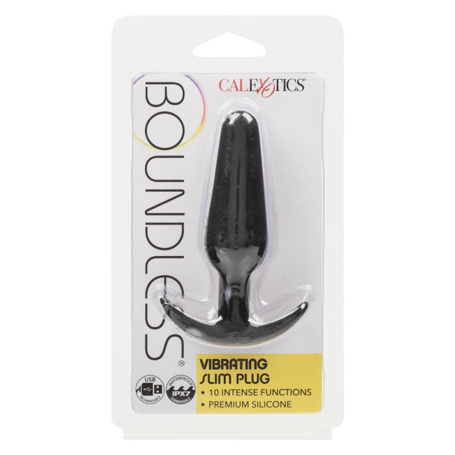 Step into a world of unparalleled pleasure with the Boundles... CEN - Boundless Vibro Slim Plug - Black photo-7