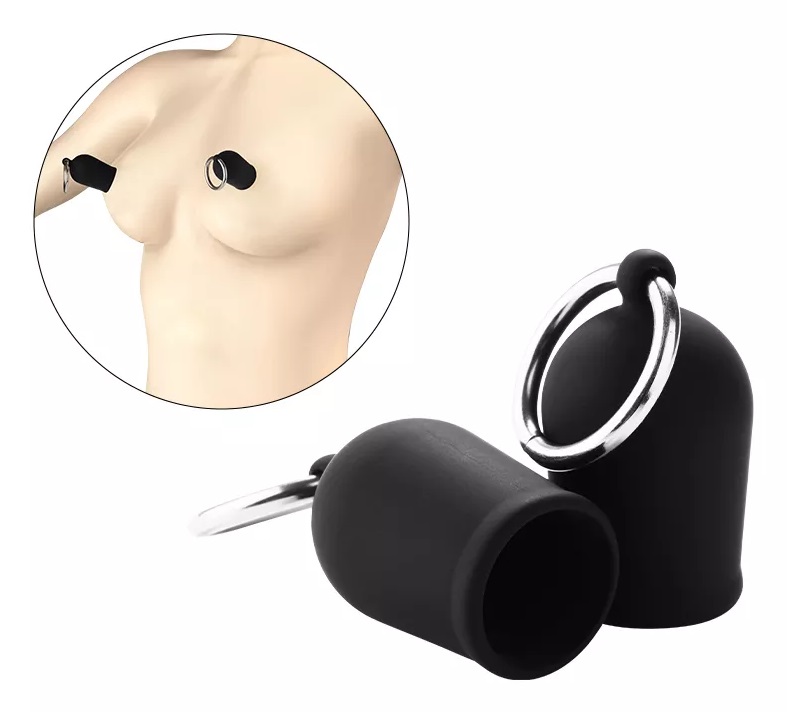 Nipple vacuum suckers for breast stimulation
Size: 23mmx63m... MT - Silicone Breast Pump - Black photo-7
