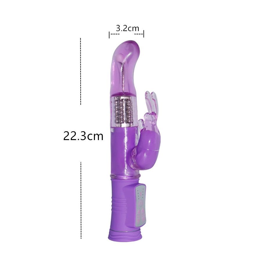 Material: TPE, ABS
Function: 8 Mode Vibration, 8 Mode Rotati... Aphrodisia - Super Rabbit G Vibrator - Pink photo-3