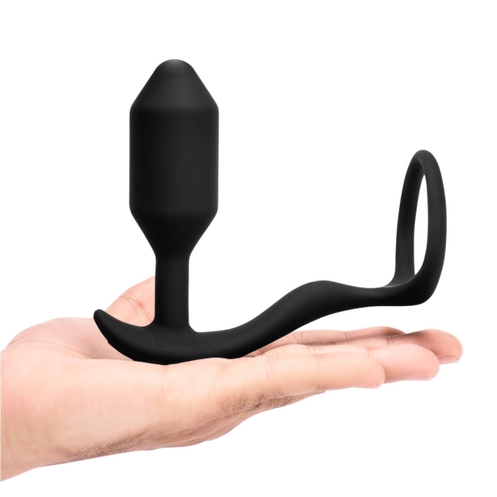 Sensation seekers rejoice! Get ready to meet our multi-sensa... B-Vibe - Vibrating Snug & Tug M - Black photo-6