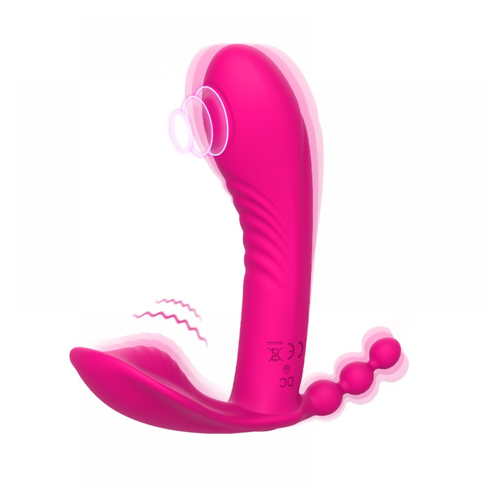 Designed for simultaneous G-spot, clitoris and anus stimulat... MyToys - MyThumper - Hot Pink photo-5