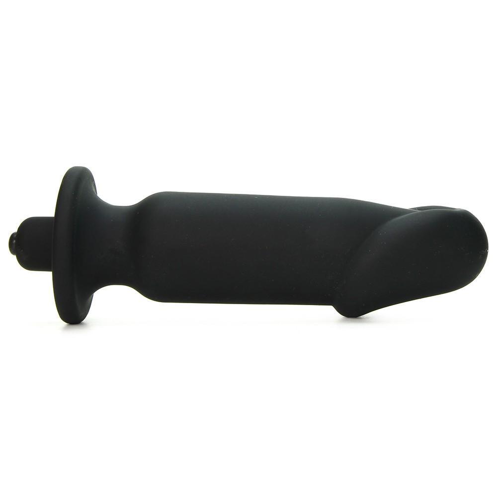 This semi-phallic silicone vibe is made of premium materials... TOF - Silicone Vibrating Anal Plug photo-4