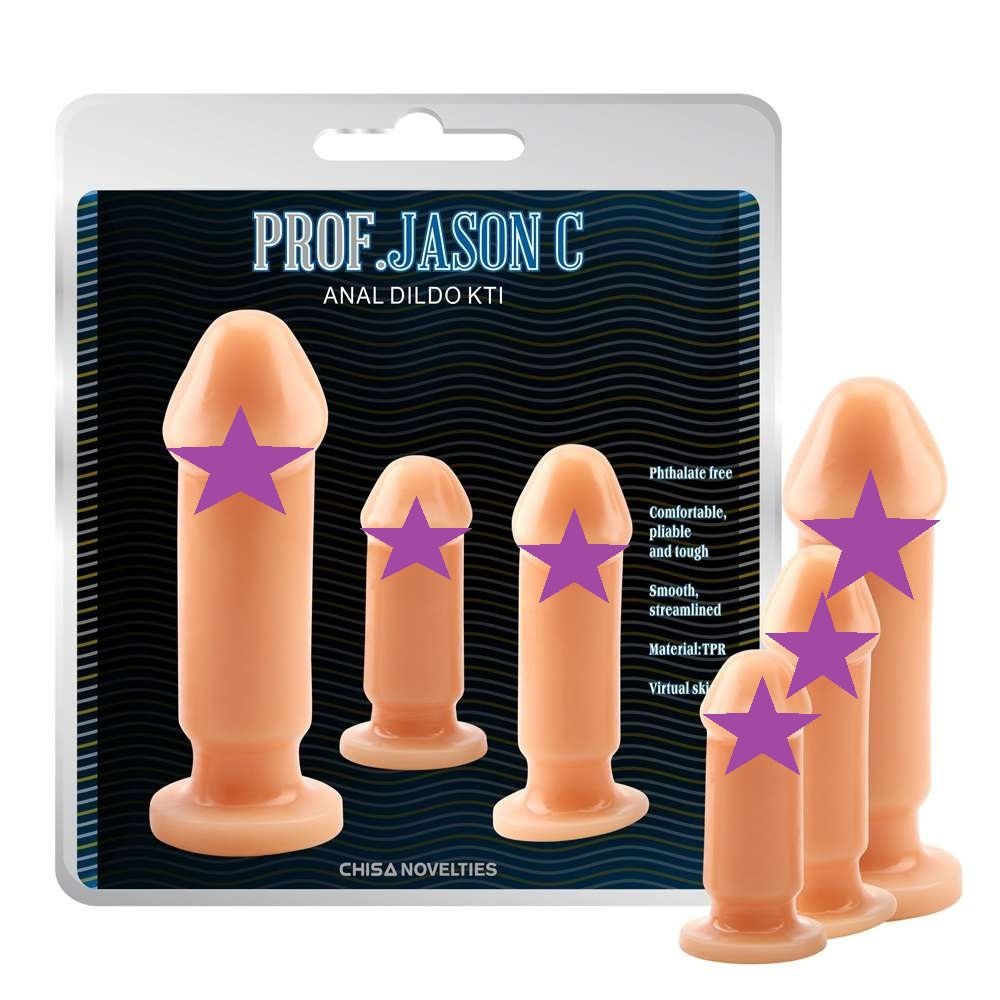 Material:T-Skin
Product Size:Φ3.3cm, Φ3.7cm, Φ4.8cm
Product ... Chisa - Anal Dildo Kit photo-2