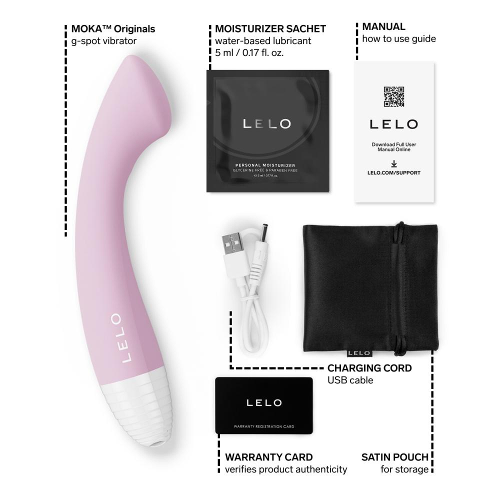 Lelo - Moka Originals APP G-Spot Vibrator - Soft Pink 照片-8