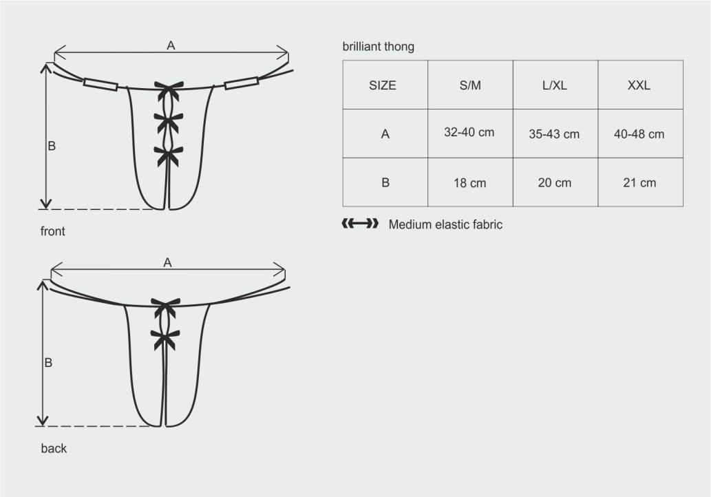 Tiny detail but can change your life! Yes, we are talking ab... Obsessive - Brilliant Thong - Black - L/XL photo-7