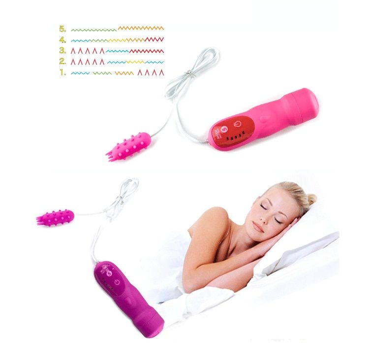 Achieve physiotherapy and masturbating, increase interest pu... Aphrodisia - 5 Function Mini Nubby Bullet - Pink photo-4