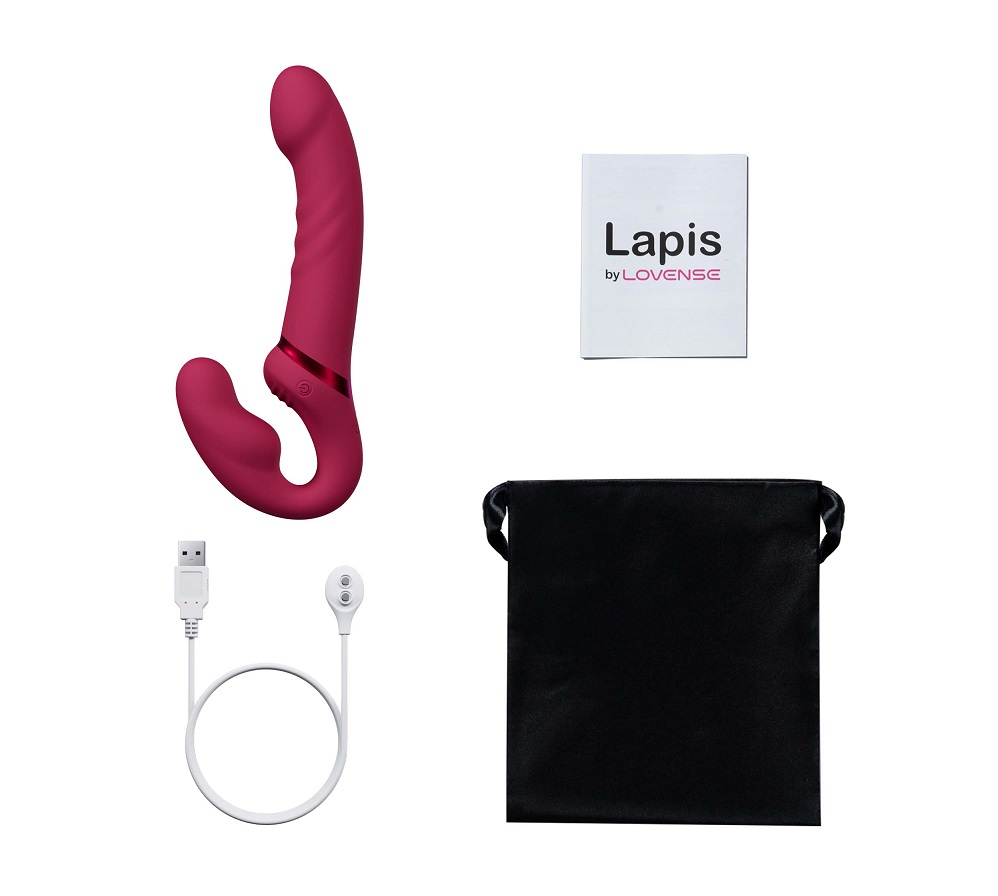 Flexible double-ended vibrating strapless strap-on.
Two bod... Lovense - Lapis Vibro Strap-On photo-17