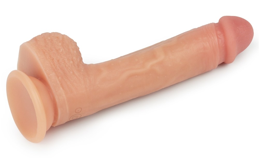 5 modes of vibrations and 5 speeds of rotation silicone dild... Lovetoy - 8.5" Dual Layered Rotating Cock Liam - Flesh photo-4