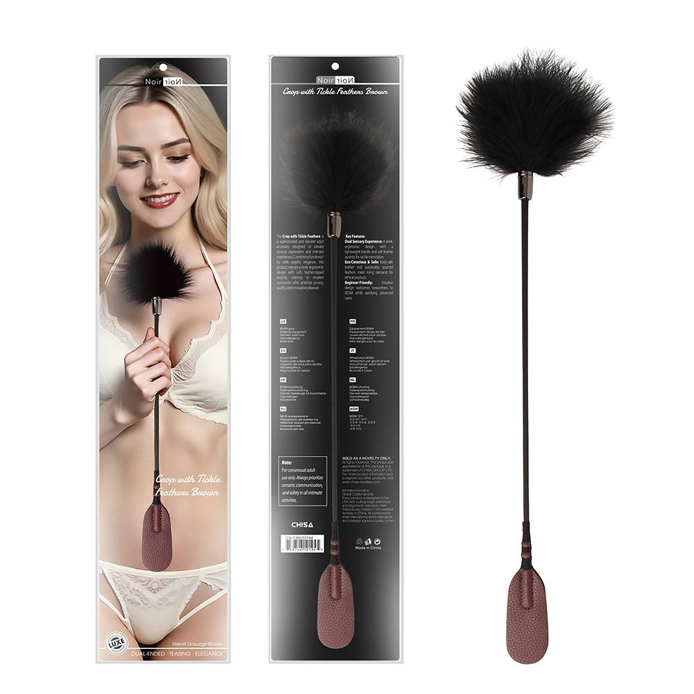 Chisa - Crop w Tickler - Brown photo-7