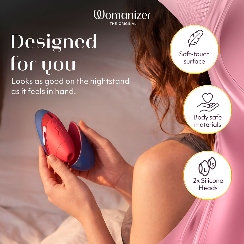 Womanizer - Next Liberty 3D Pleasure Air Stimulator - Bordeaux photo-4