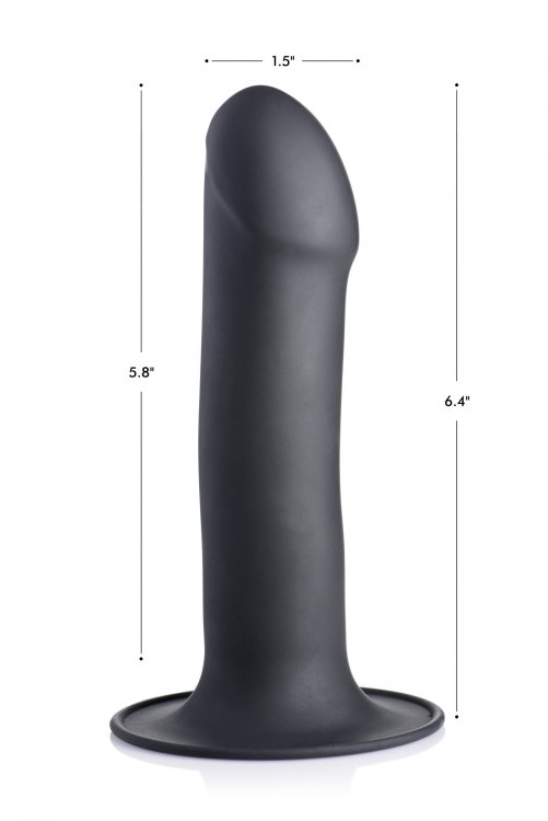 Squeeze it, bend it, shove it in! This state-of-the-art dong... Squeeze-It - Phallic Dildo - Black photo-6