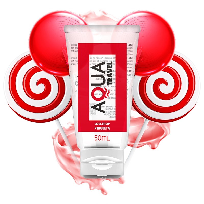 We all know that traveling is the best way to get lost and f... Aqua Travel - Lollipop Water-Based Lube - 50ml photo-2