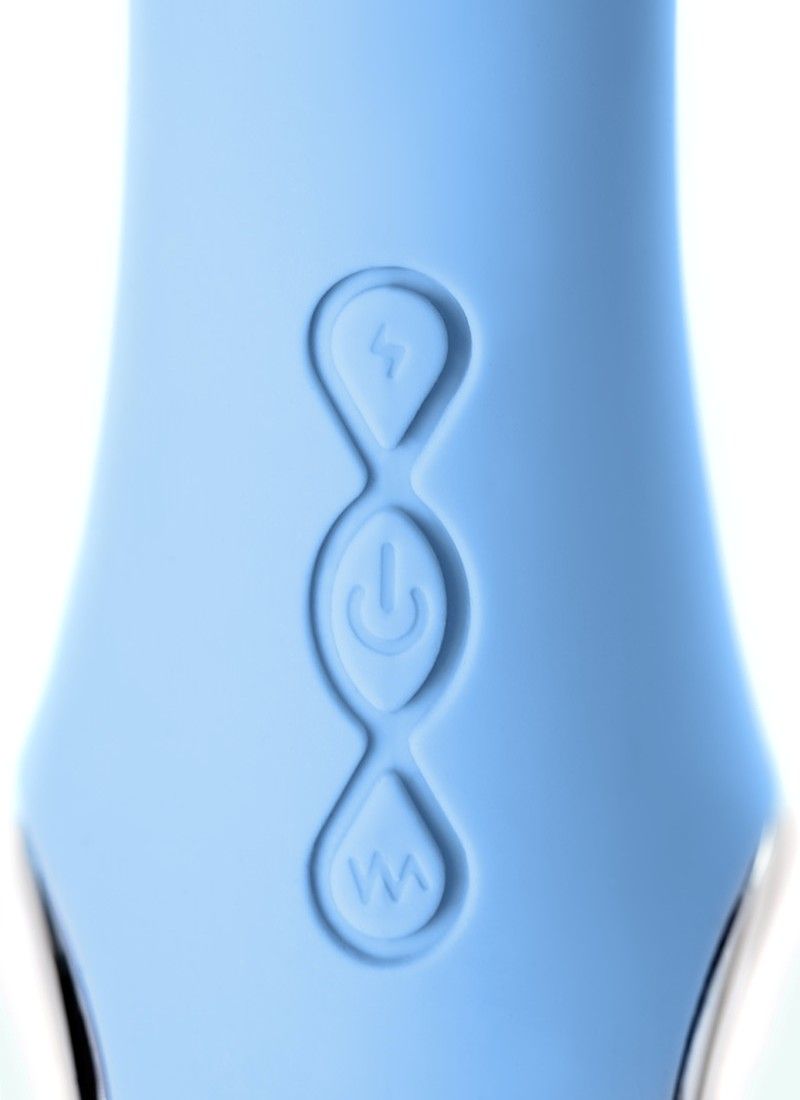Vibrator with electro stimulation are designed with the laws... Physics - Galvani Electro Vibe - Blue photo-9